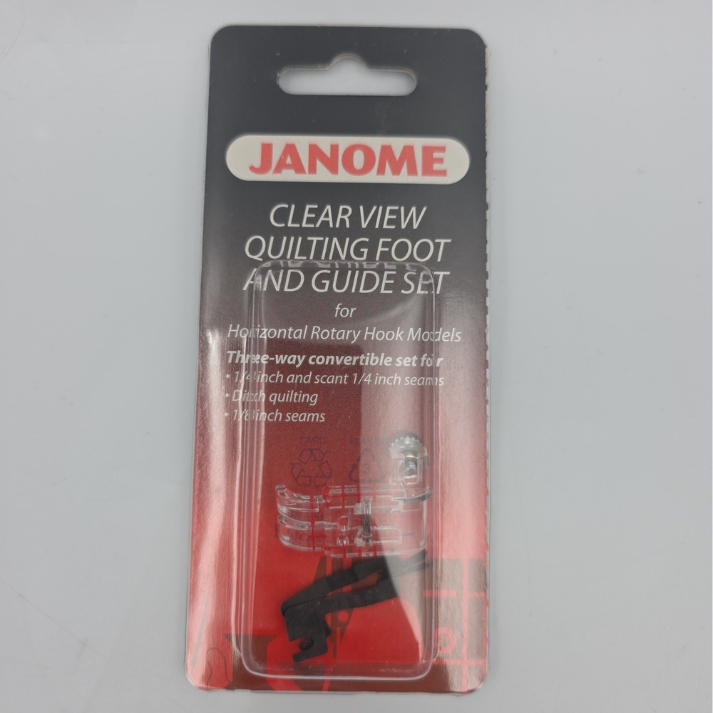 Janome Sewing Machine Clear View Quilting Foot and Guide Set  200449001